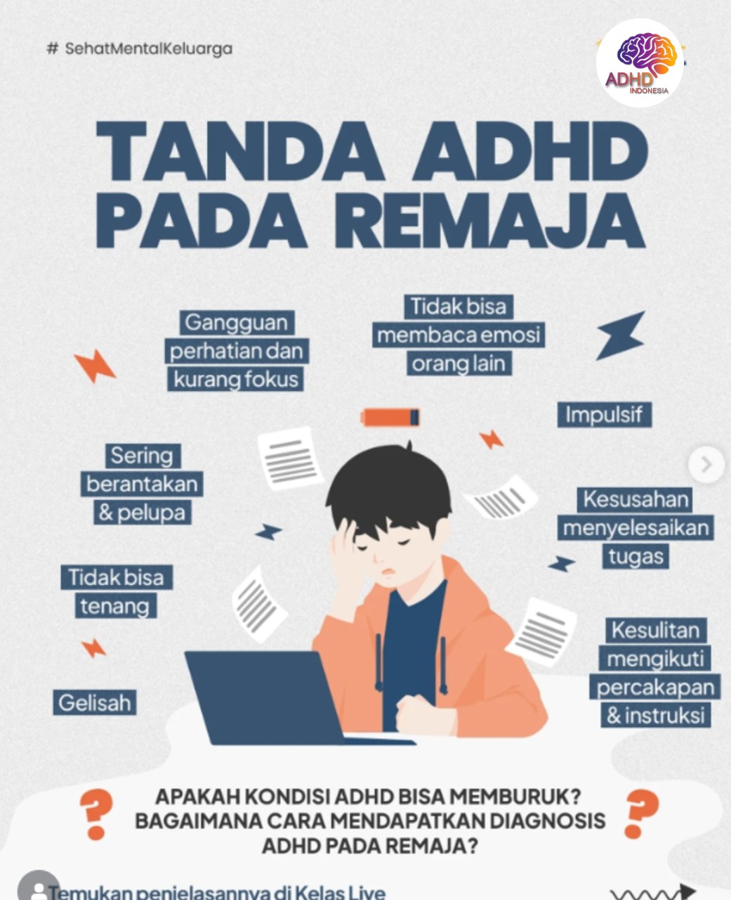 Screening ADHD Non-Diagnostik: Edukasi Awal bagi Orang Tua di Kabupaten Muaro Jambi